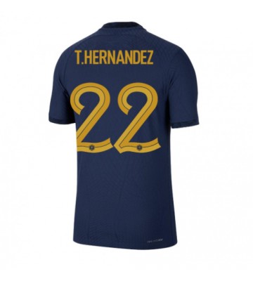 Francja Theo Hernandez #22 Koszulka Podstawowych MŚ 2022 Krótki Rękaw